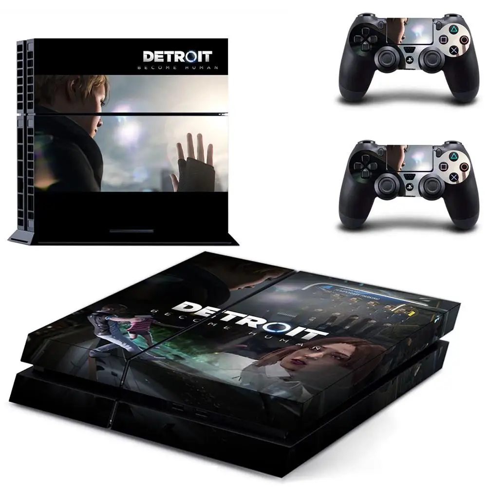 GYTM1537 Детройт стать человеком PS4 кожи наклейка для sony PS4 playstation 4 и 2 контроллера Скины - Цвет: GYTM1537