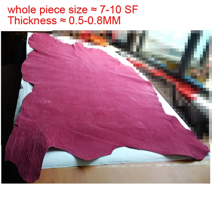 Multi Color Split Lining Leather Material