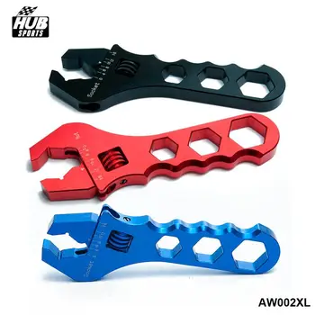 

Professional DIY Aluminum Car Truck Adjustable Wrench Hose Fitting Tool Aluminum Anodized Spanner AN3-16AN HU-AW002XL