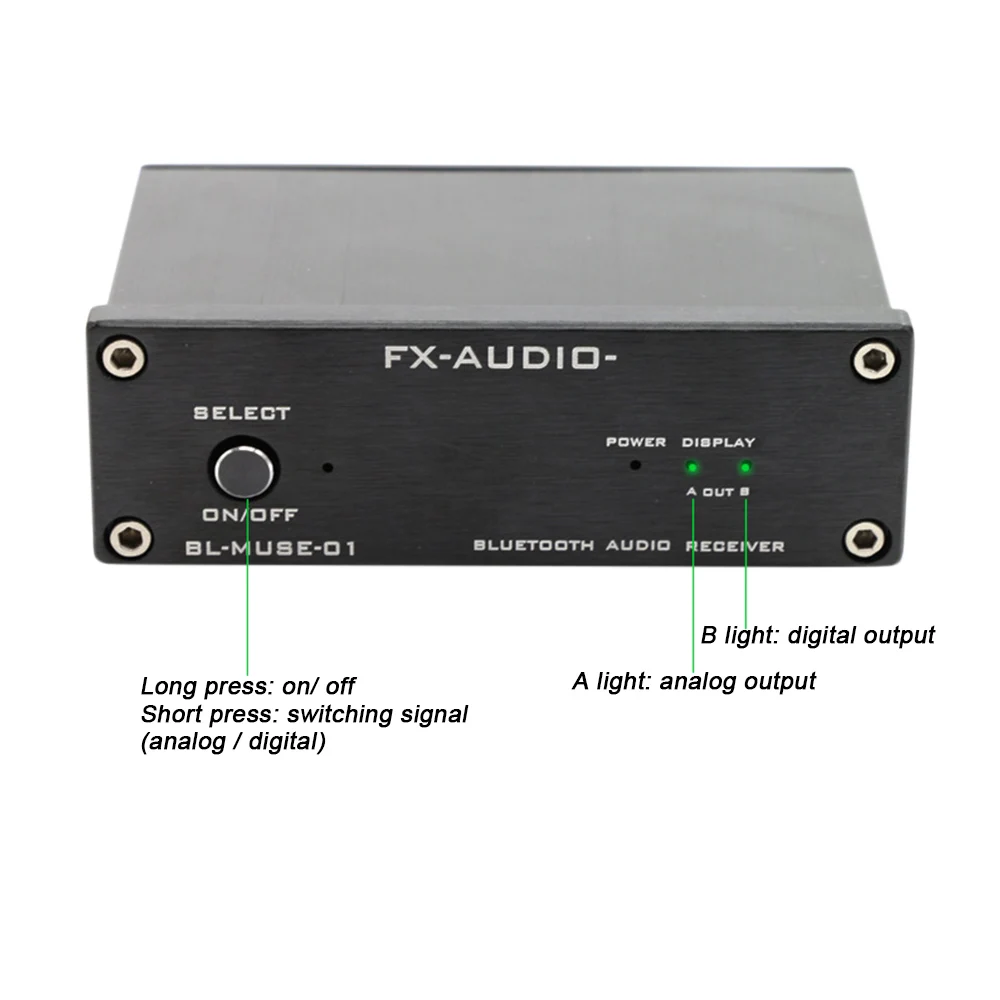 FX Audio BL MUSE 01 Hifi Lossless Bluetooth аудио приемник RCA оптический коаксиальный выход можно