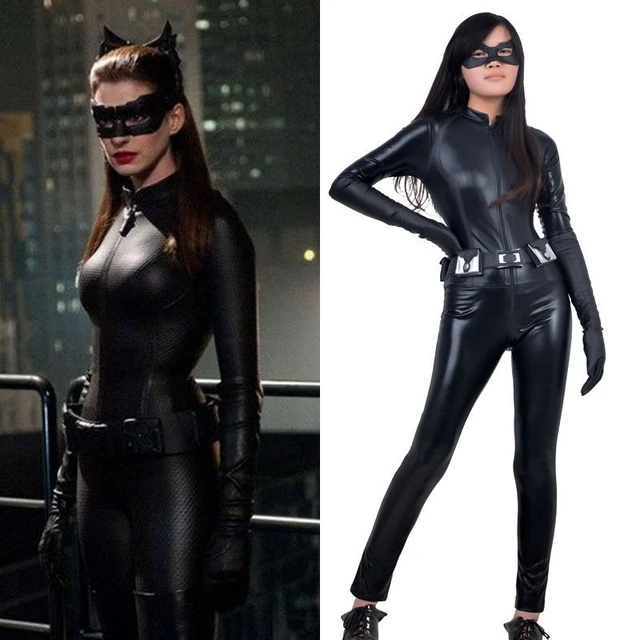 Batman The Dark Knight Rises Catwoman Selina Kyle Cosplay Costume Full Set  ,halloween Costumes For Women Custom Made Anime - Cosplay Costumes -  AliExpress