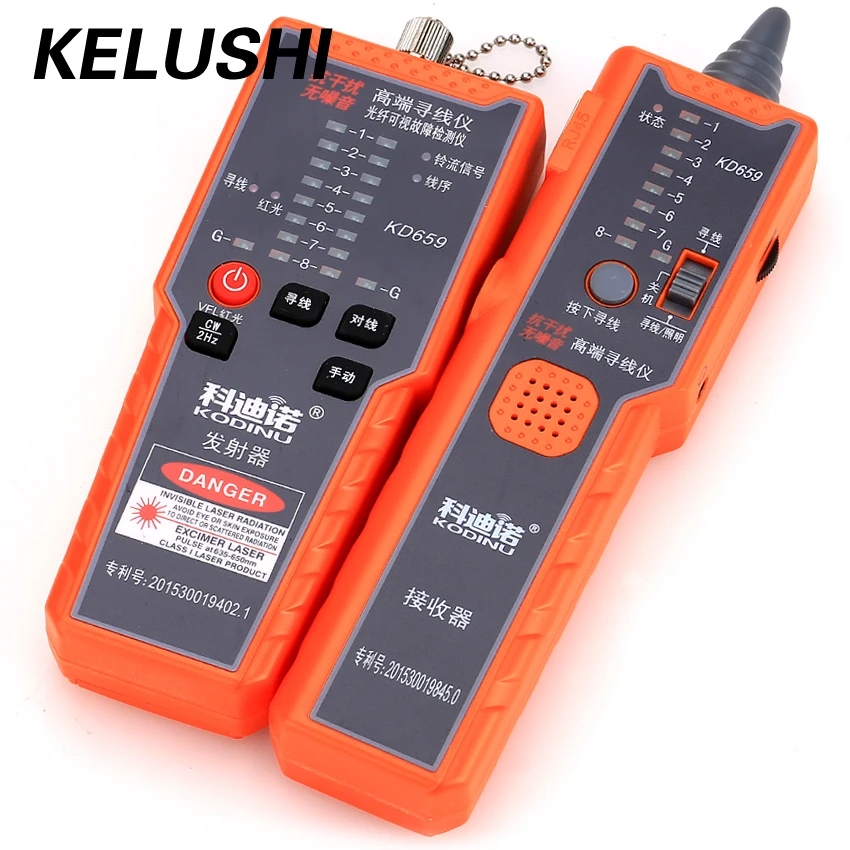 Высококлассный тестер оптоволоконного кабеля KELUSHI KD 659 с защитой от помех и шума