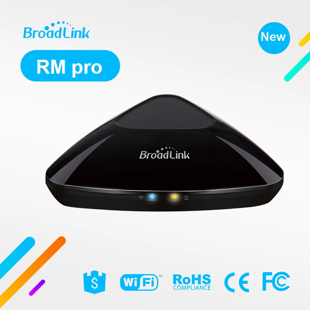 Original Broadlink RM Pro+Smart Home Automation WiFi+IR+RF 315/433 MHZ Universal Intelligent Remote Controller Via IOS Android Original Broadlink RM Pro+Smart Home Automation WiFi+IR+RF 315/433 MHZ Universal Intelligent Remote Controller Via IOS Android