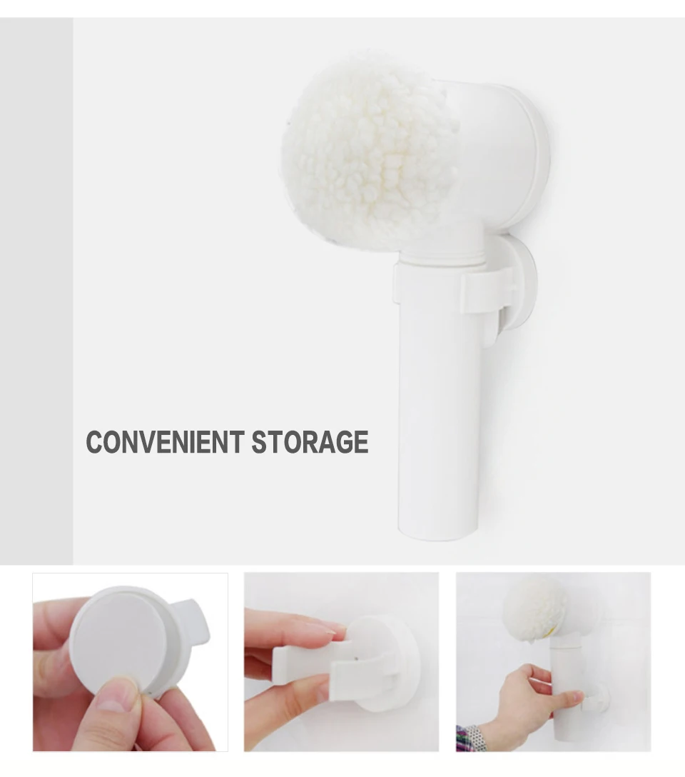 5 in 1 Multi function Cleaning Brush Handheld Power Scrubber Brush Electric Spin Cleaning Brush KitchenBathroomWindow Cleaner  (3)