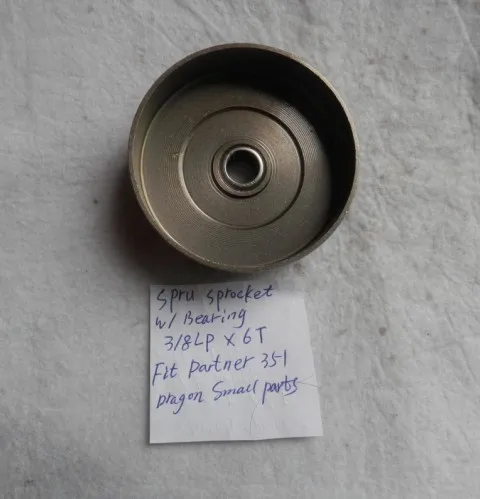 SPUR SPROCKET WITH BEARING 3-8LP 6T PARTNER POLAN 351 2