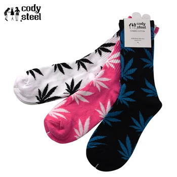 

Combed Cotton Socks For Man Comfortable Casual Men Retro Socks Colorful Maple Leaf Pattern Sock Male 6pieces=3pair/lot