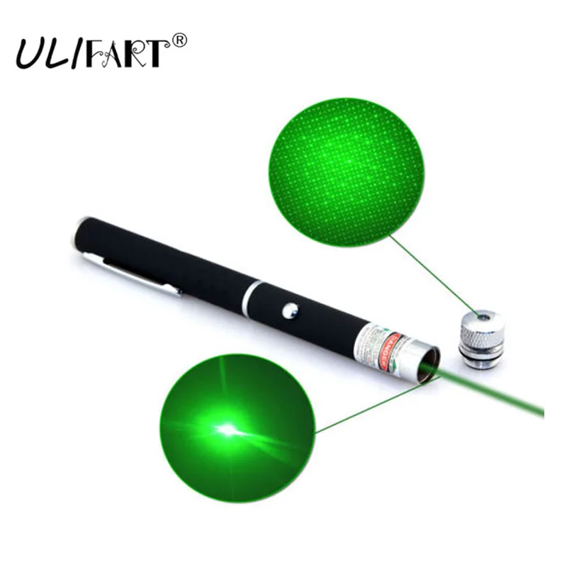 

ULIFART High Quality 5mW Green Laser Pen Beam Light With Starry Cap