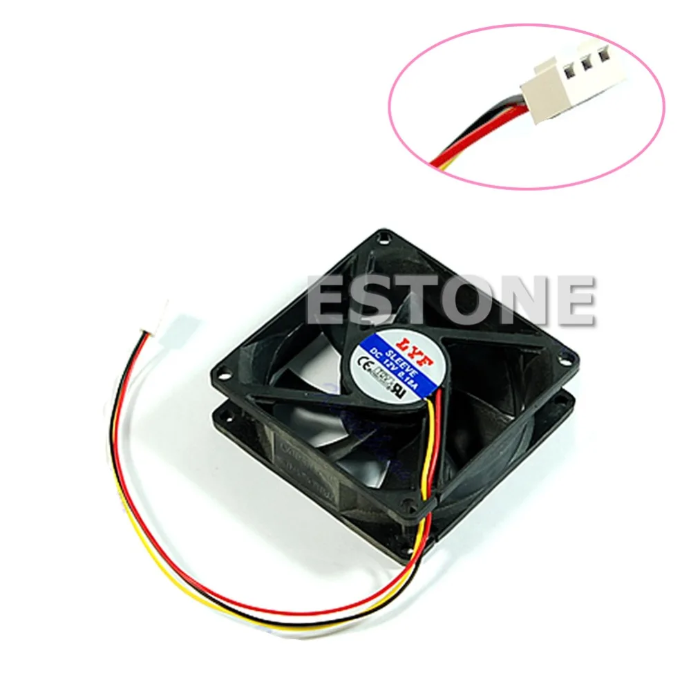 

CPU PC Fan Cooler Heatsink Exhaust 3 pin 80mm x 25mm