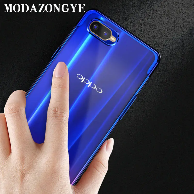 Per OPPO RX17 COVER CUSTODIA SILICONE TRASPARENTE + PELLICOLA IN