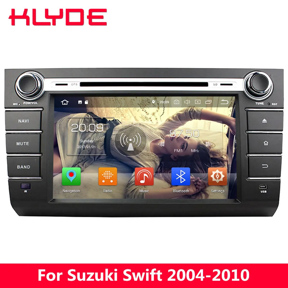 

KLYDE 8" 4G Android 8 7.1 Octa Core 4GB RAM 32GB ROM Car DVD Player Stereo Radio For Suzuki Swift 2004 2005 2006 2007 2008-2010