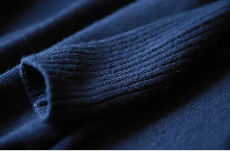 Весенние и зимние Винтаж длинный пуловер Для женщин свитер корейский стиль Свободные Твердые Цвет вязаный свитер для Для женщин
