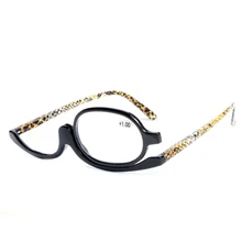 Модные женские очки для чтения с одним флип-ап очки с затемненными линзами De Grau+ 1,0+ 1,5+ 2,0+ 2,5+ 3,0+ 3,5+ 4,0