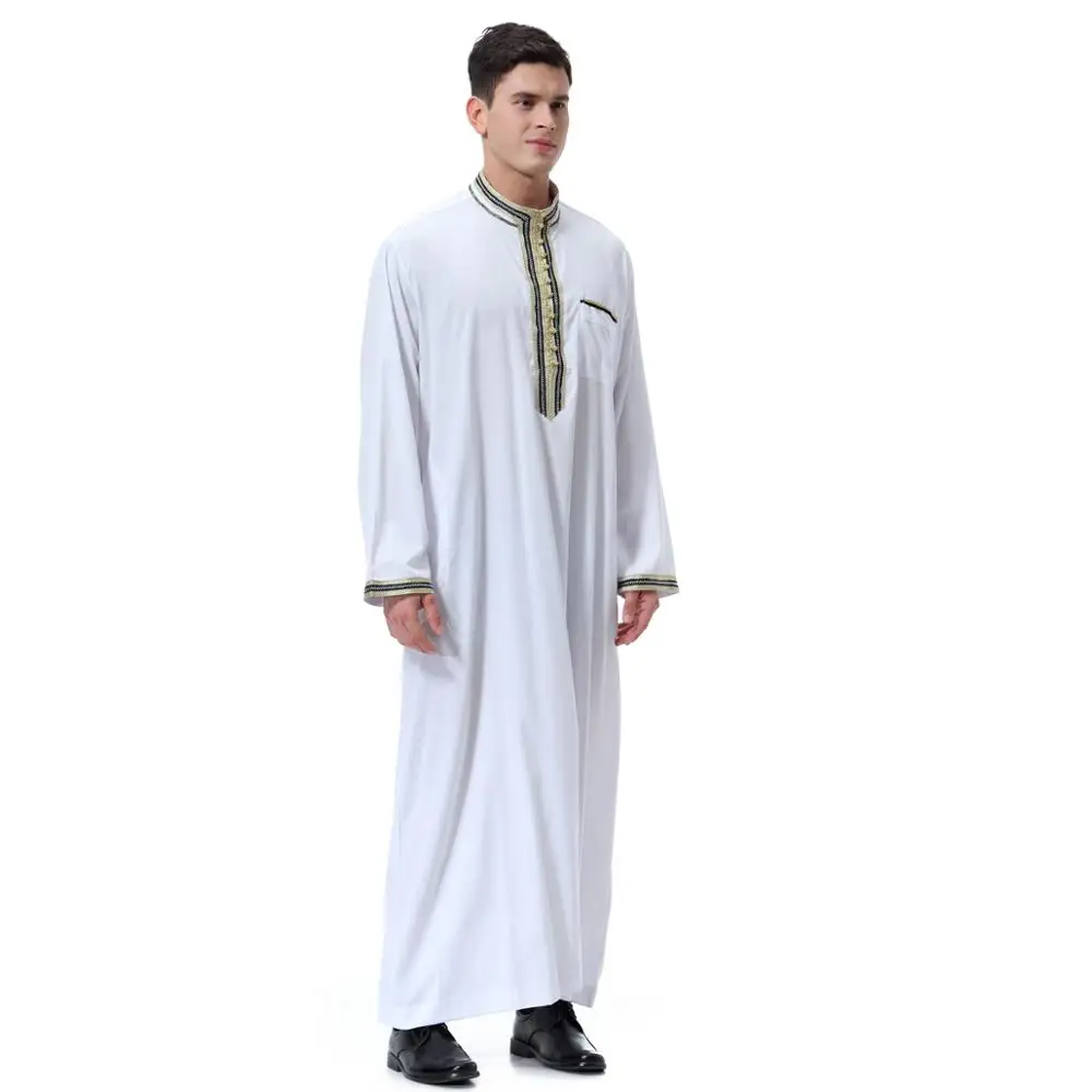 Мусульманский халат Thawb в арабском стиле мусульманское платье кафтан