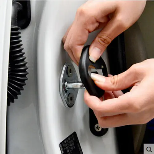 

Auto Part Accessories 4PC FIT FOR HYUNDAI SOLARIS ACCENT i25 DOOR LOCK CATCH COVER BUCKLE CAP