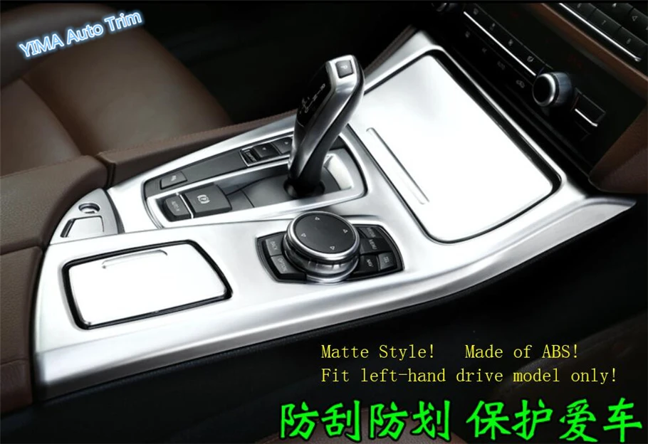 Lapetus For BMW 5 Series F10 525i 535i 2014 2015 2016 ABS Auto Styling Stalls Gearshift Box Frame Cover Trim 3 Pcs / 2 Colors | Автомобили
