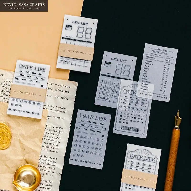 Parchment Paper Memo Pad 30 Sheets Planner Sticker Notes Office Stationery Notes Stationery Sticker Office And School Supplies