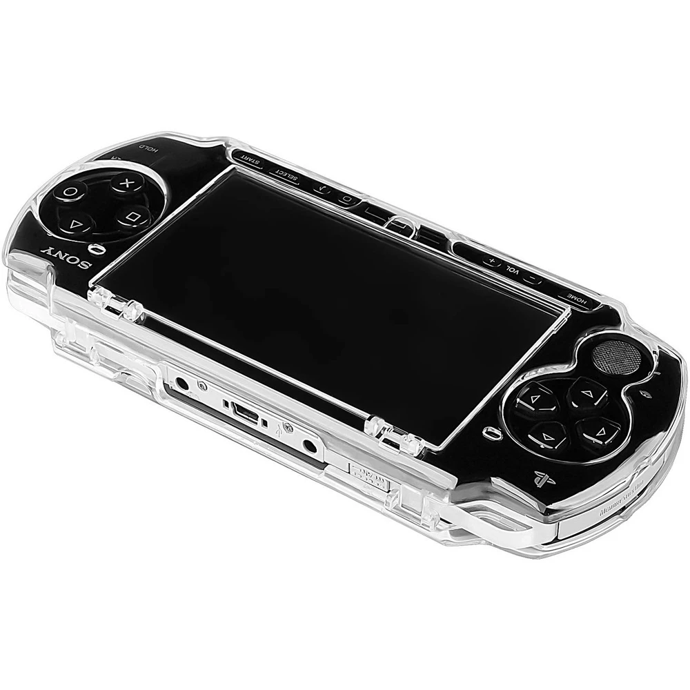 

XRHYY 1 Piece Silicone New Brand Insten Clip on Crystal Case Compatible With Sony PSP 2000 3000 Clear