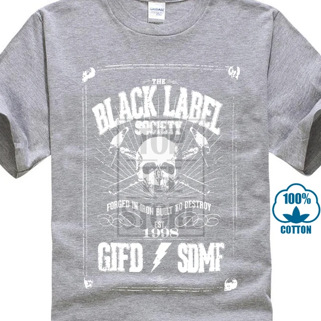 Summer Casual Man T Shirt Good Quality Black Label Society Men'S Forged ...