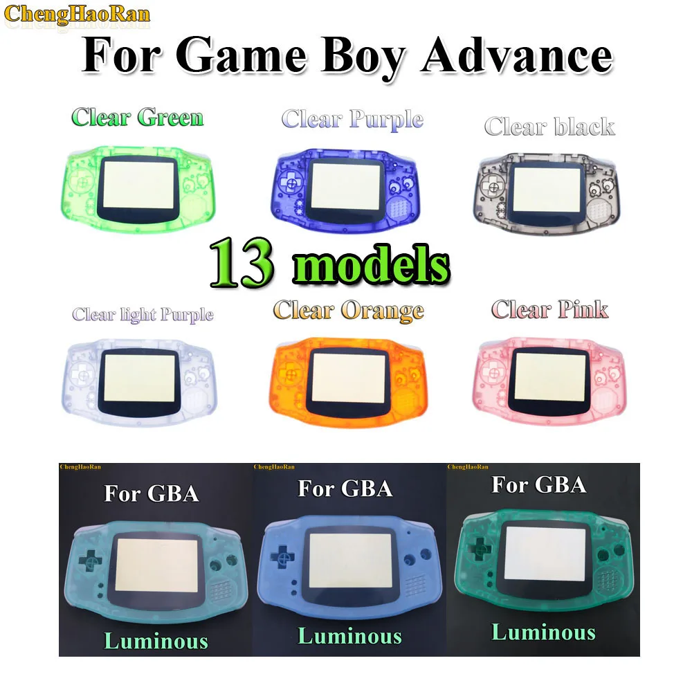 boîte rangement étui plastique Advance 10 Boîtiers de protection Game Boy Advance GBA 