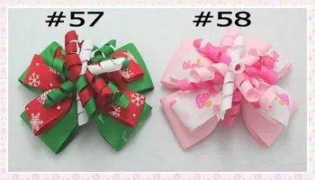 

free shipping 135pcs 4'' M2MG Layered Korker Hair Bow (without headbands)