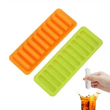 Новые узкие бутылки для воды Силиконовый поднос для льда лед на палочке кубики термостойкие формы для выпечки Жаростойкие формы для духовки для торта Желе ледяной пудинг