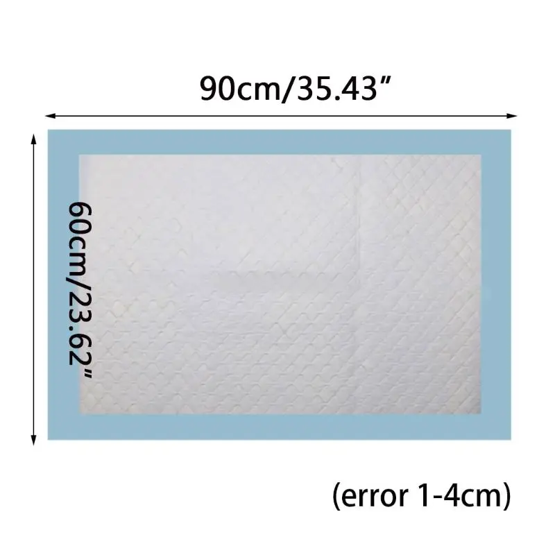 10Pcs 60x90CM Disposable Adult Senior Nursing Urinary Incontinence Urine Pad High Absorbent Breathable Mat Diaper Bed Sheets