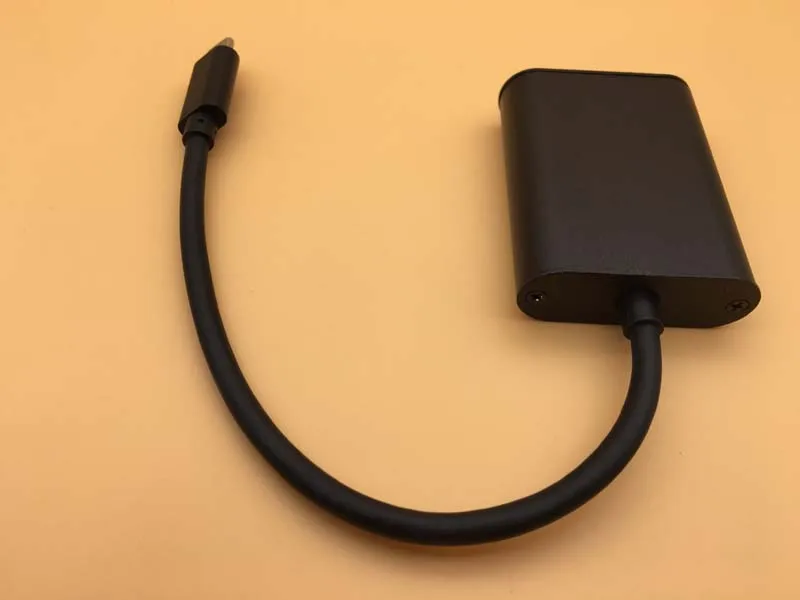 Type C к VGA адаптер USB 3 1 кабель преобразования алюминиевый корпус использовать для