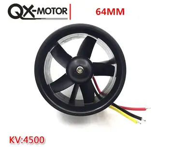 

QX-MOTOR EDF 30mm/50mm/64mm/70mm/90mm with QF2611/2822/2836/1611/2827/3530/3748 Brushless Motor For DIY Drone RC Airplain Model