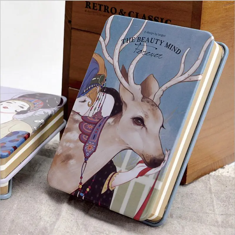 HOT Iron cover Diary notebook Notepad SketchBook Drawing graffiti Sketch Book 128 sheets Hardcover Office School Supplies Gift|sketch book|cover