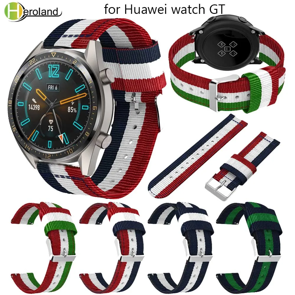 Ремешок для часов Huawei Watch GT/Honor magic / Porsche дизайн спортивные нейлоновые петли 22 мм