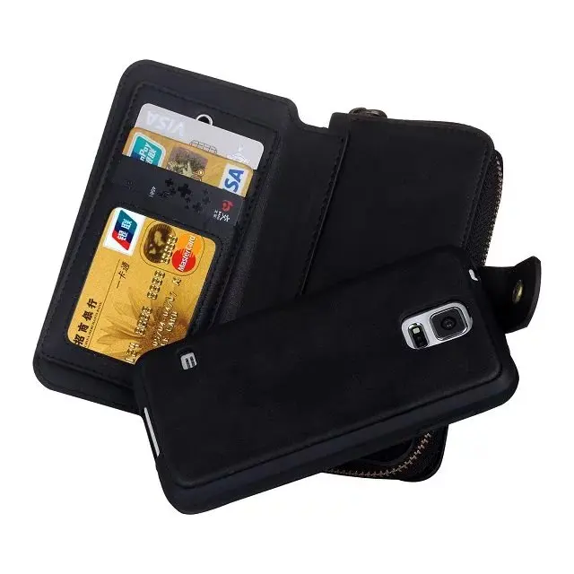 BRG многофункциональный кожаный чехол-кошелек для SS S8 S9 Plus NOTE5 Note8 9 S10 Plus S10e Note10 Pro кошелек на молнии сумка