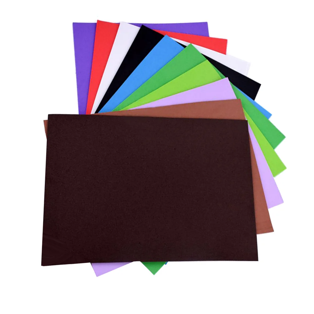 10 Pieces Common Sponge Foam Paper DIY Accessories Tools for Paper Craft Kids Handmade Hand Craft Colorful Paper