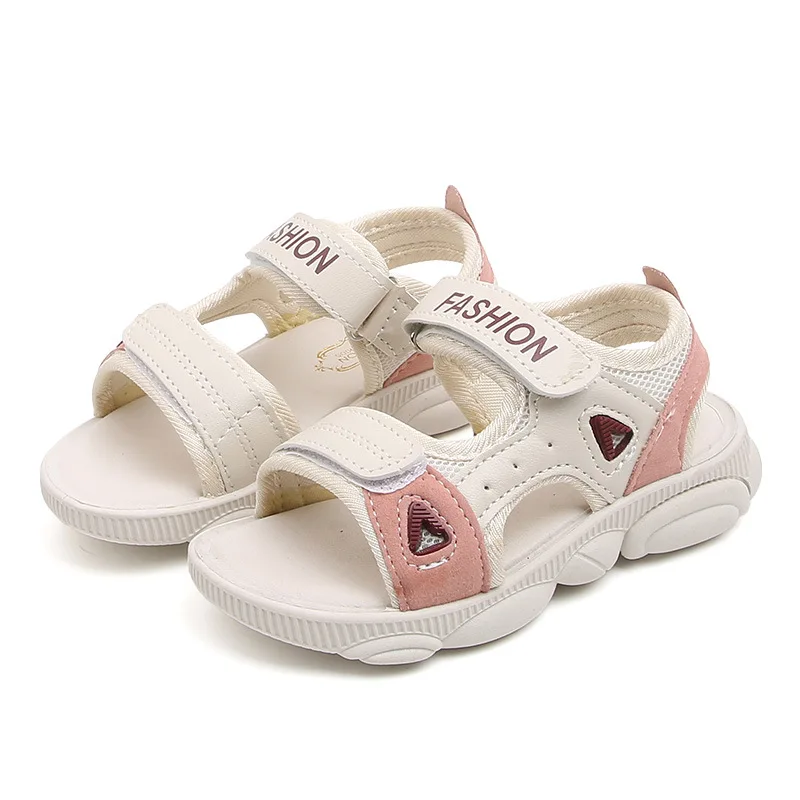 

2019 Summer Shoes Girls Baby Sandals Casual Shoes Girls Open Toe Shoes Flat Baby Toddler Shoes Hook&Loop Sandalias Bebe