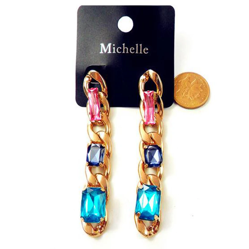 

Fashion hollow chain earrings for women