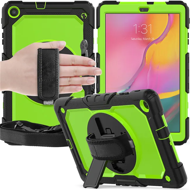 B04 Чехол для samsung Galaxy Tab 10,1 '' SM-T510 SM-T515 T510 защитный чехол для телефона с giratoria 360 soporte y - Цвет: B04