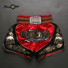 Customed e instock Calções De Boxe Muay Thai Pontapé/MMA pantsTraining Troncos de Esporte