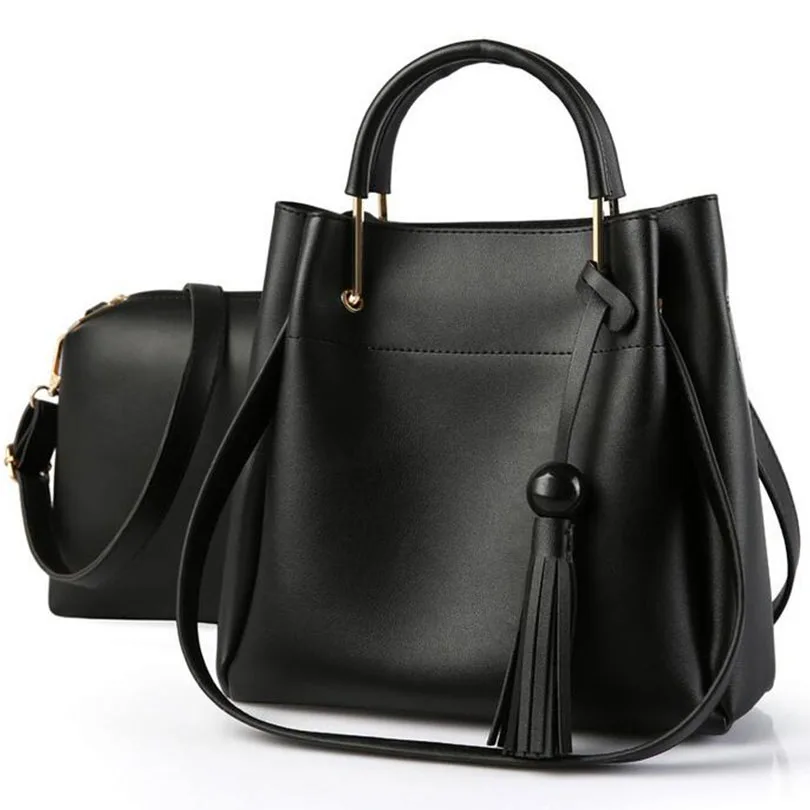Сумка женская из искусственной кожи с кисточками DH08|composite bag|bags for womenfashion bags women |