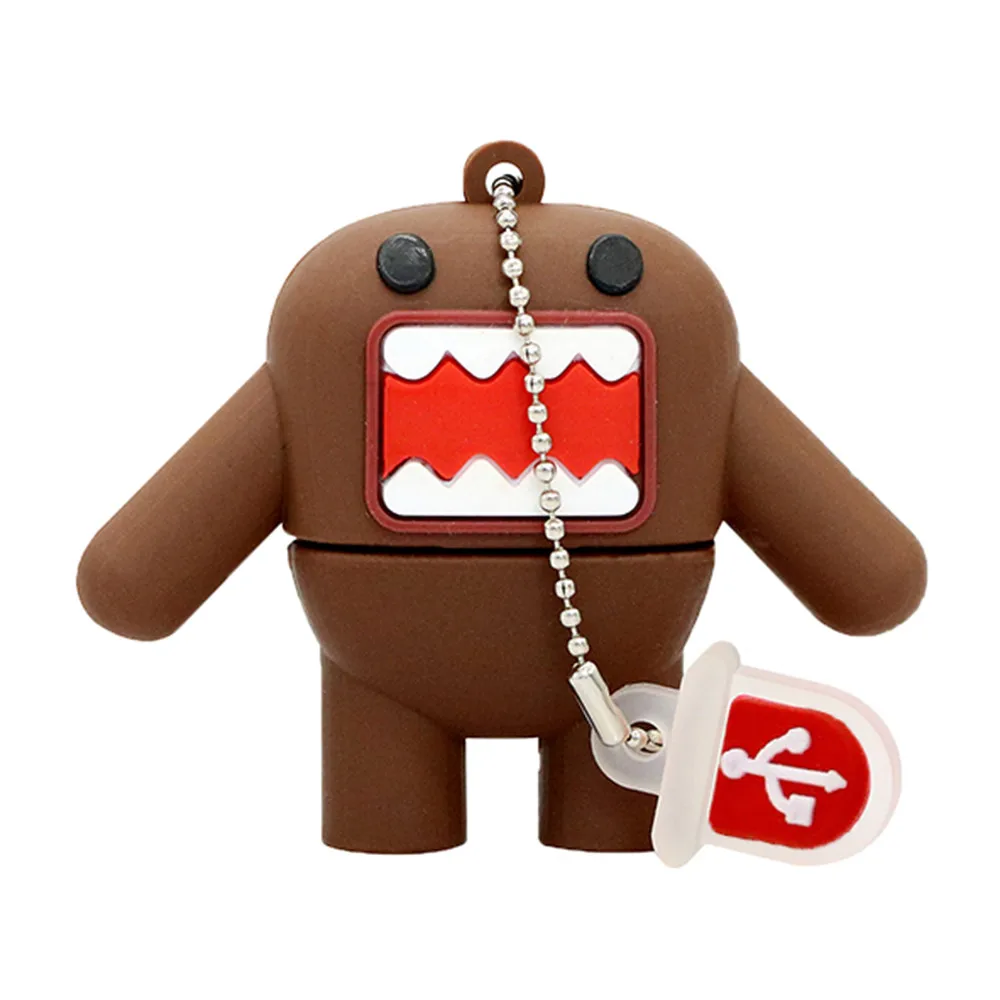 Мультяшный флеш-накопитель 64 ГБ, японский стиль Domo Kun, милый креативный USB флеш-накопитель, 4 ГБ, 8 ГБ, 16 ГБ, 32 ГБ, USB флеш-накопитель - Цвет: Style 2