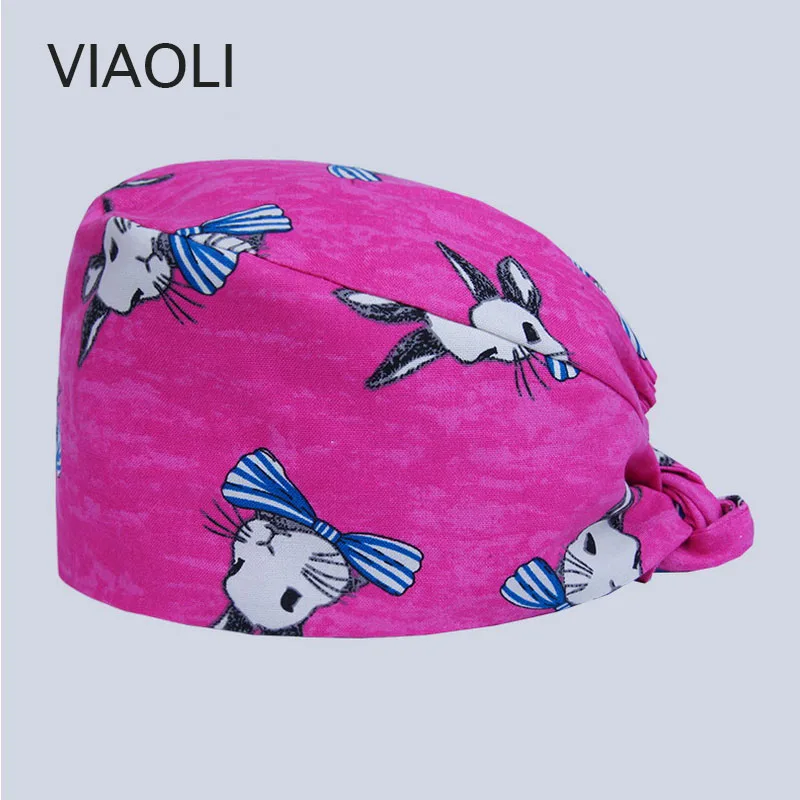 Горячая Распродажа, шапка для операционной и хирургические кепки для мужчин и женщин, хлопковые медицинские кепки, головные уборы для домашних животных - Цвет: photo