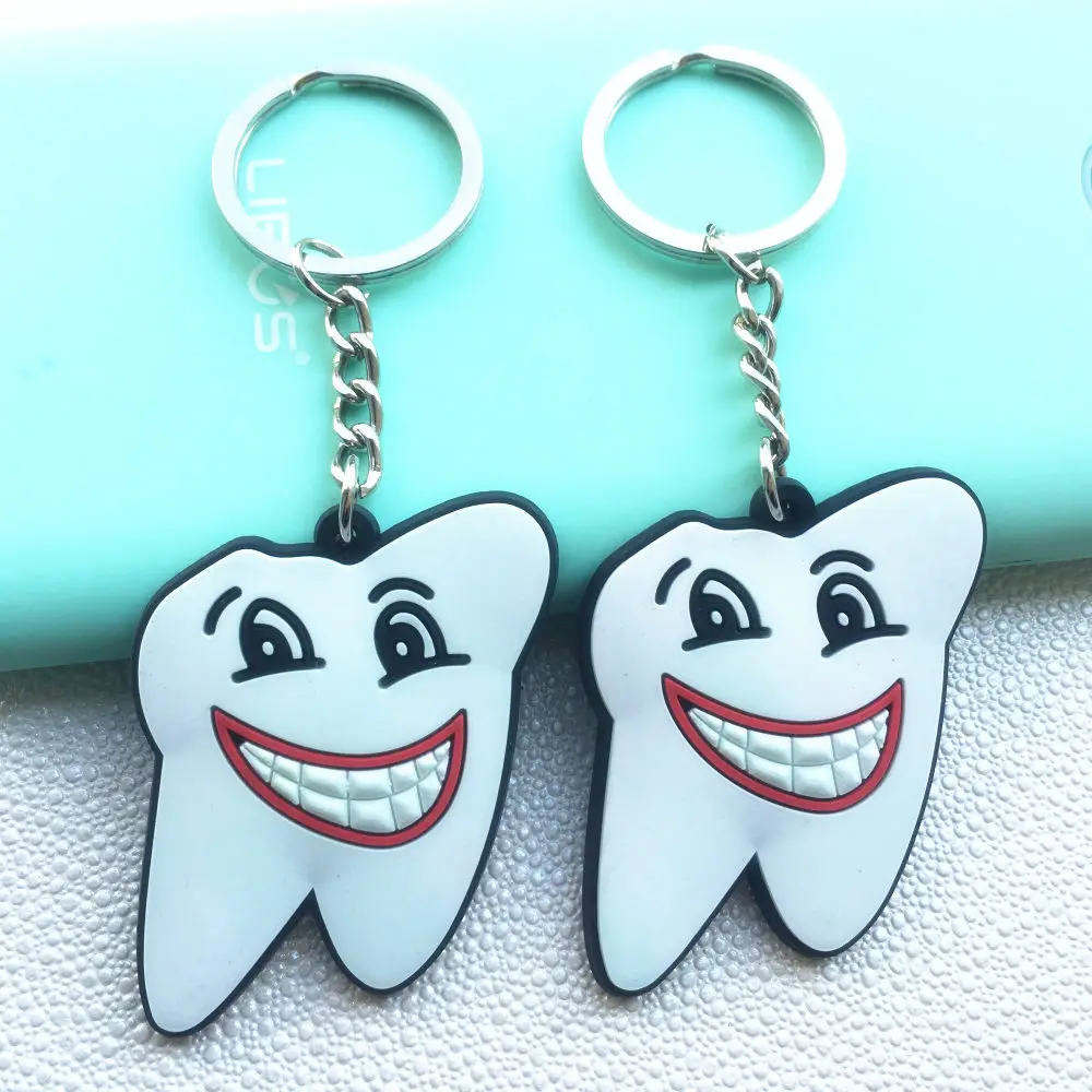 Buy Free shipping 20pcs Molar Tooth Rubber Smile Face