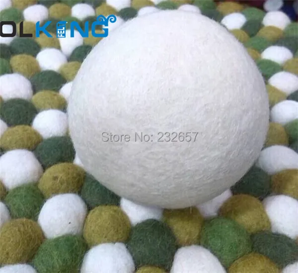 Good quality 7CM wool dryer balls(6pieces)