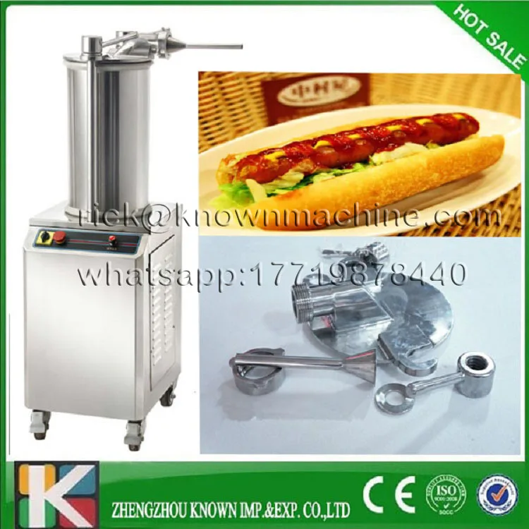 The cheapest KN 26 L stainless steel 400 kg h output industrial hydraulic beef sausage making