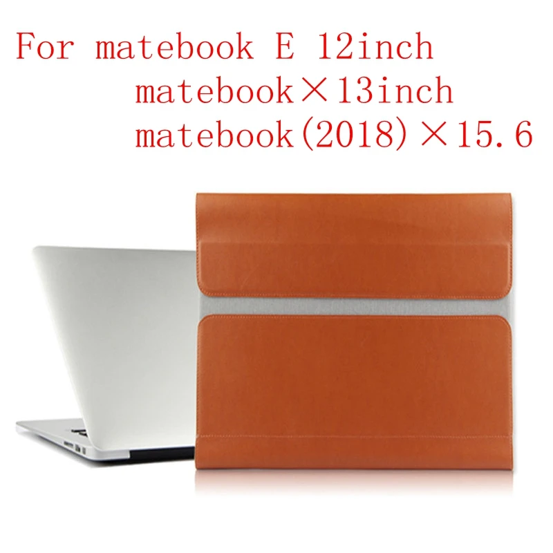 

Fashion Cover For HUAWEI matebook e 12/matebook 13/matebook(2018)15.6 inch Notebook MiBook Laptop Bag Pu Leather Protective