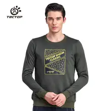 TECTOP осень-зима Для мужчин ветрозащитный Термальность трикотажные с длинными рукавами Футболки Спорт на открытом воздухе Пеший Туризм Отдых дышащий Футболки для девочек