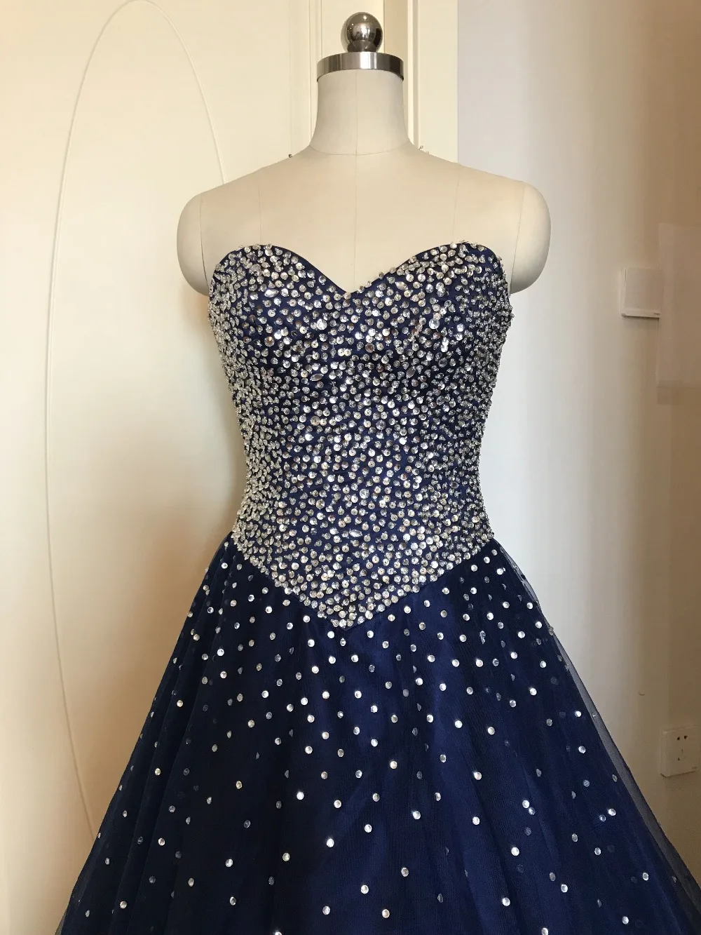 Темно-синие Бальные платья бальное платье с бисером милое платье Abiti Da Quinceanera Vestido Debutante 15 Anos