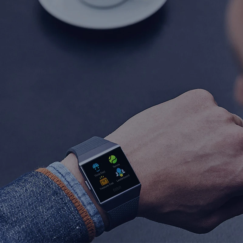Fitbit ionic Смарт часы gps Bluetooth Спорт пульсометр плавает SmartTrack носимая Электроника
