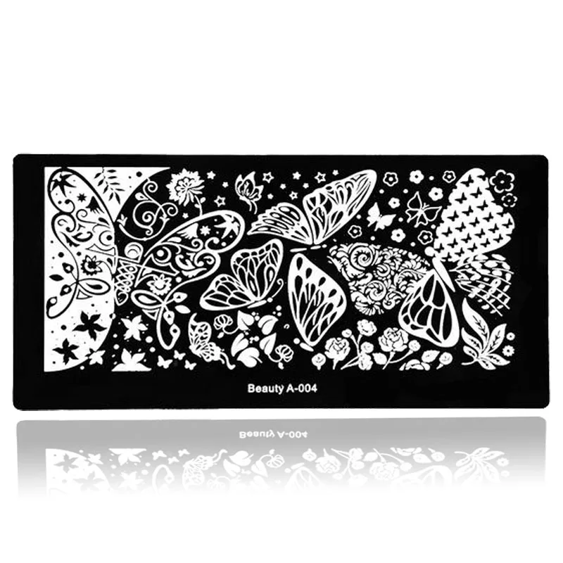 

30pcs 2017 New 6*12cm Stainless Steel Nail Art Stamping Plates Geometric patterns Monroe Madonna Sports Nails Template Stamp