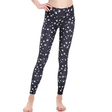 Black font b Women b font Sexy Birds Design font b Yoga b font Leggings Elastic
