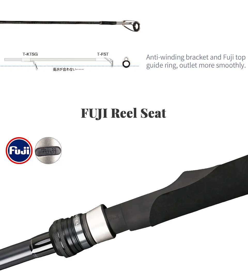 TSURINOYA для рыбалки стержень tyronts 3,0 м 3,3 м экшн MF морской окунь стержень FUJI руководство катушкодержатель расстояние метания спиннинговое удилище