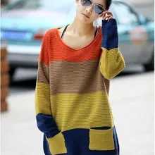 Новое платье-свитер среднего стиля большого размера удобное шерстяное пальто для отдыха с летучими мышами